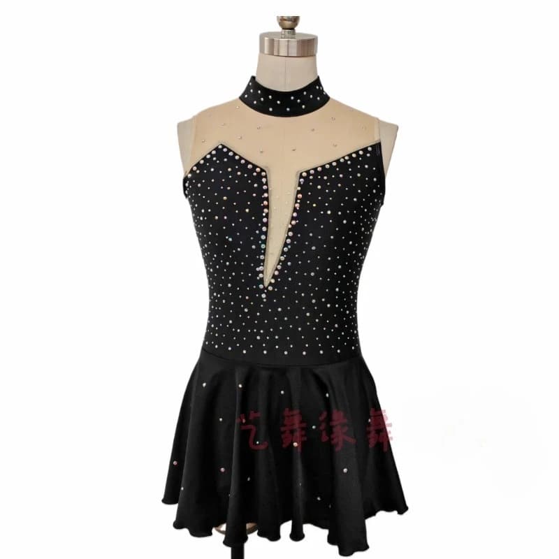 costumi di performance di pattinaggio artistico personalizzati vestito di pattinaggio su ghiaccio pole dance acrobazie anelli di yoga aerea palcoscenico di danza di seta