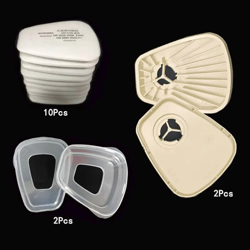 5N11 Filtro elettrostatico in cotone 503/603 Adattatore per 6200/7502/6800 Respiratore Maschera antigas Pittura Spruzzo Accessori chimici
