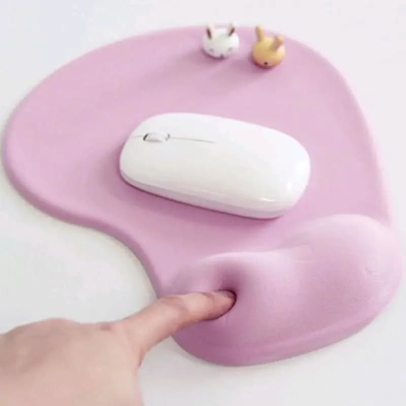 Tappetino per Mouse da ufficio con supporto per polso in Gel poggiapolsi ergonomico per Mouse da tavolo