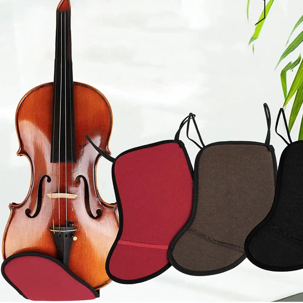 Supporto Ergonomico per Violino, Regolabile per Violini 4/4, Cuscinetti Confortevoli per Ridurre la Pressione su Collo e Spalle