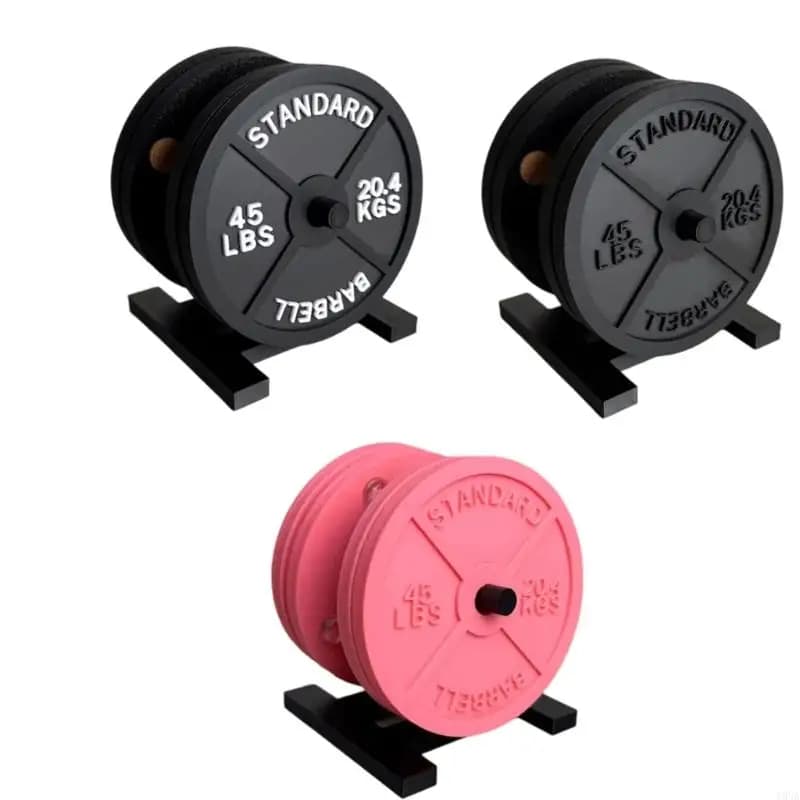 Set di sottobicchieri impermeabili in ABS con pratico supporto e piattino portaoggetti per una facile conservazione, ideale come regalo per la palestra o il fitness.