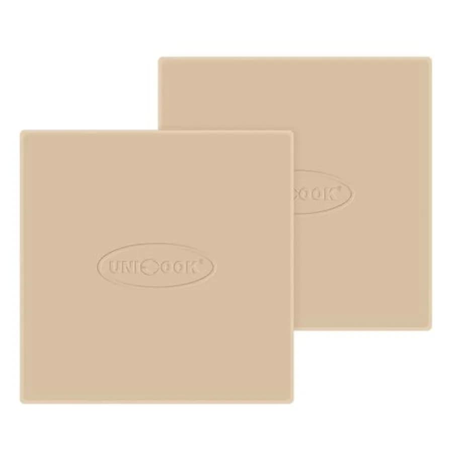 Set di 2 Pietre per Pizza Quadrate da 12 Pollici per Forno e Griglia, Teglia in Cordierite per Croste Croccanti, Resistente agli Shock Termici