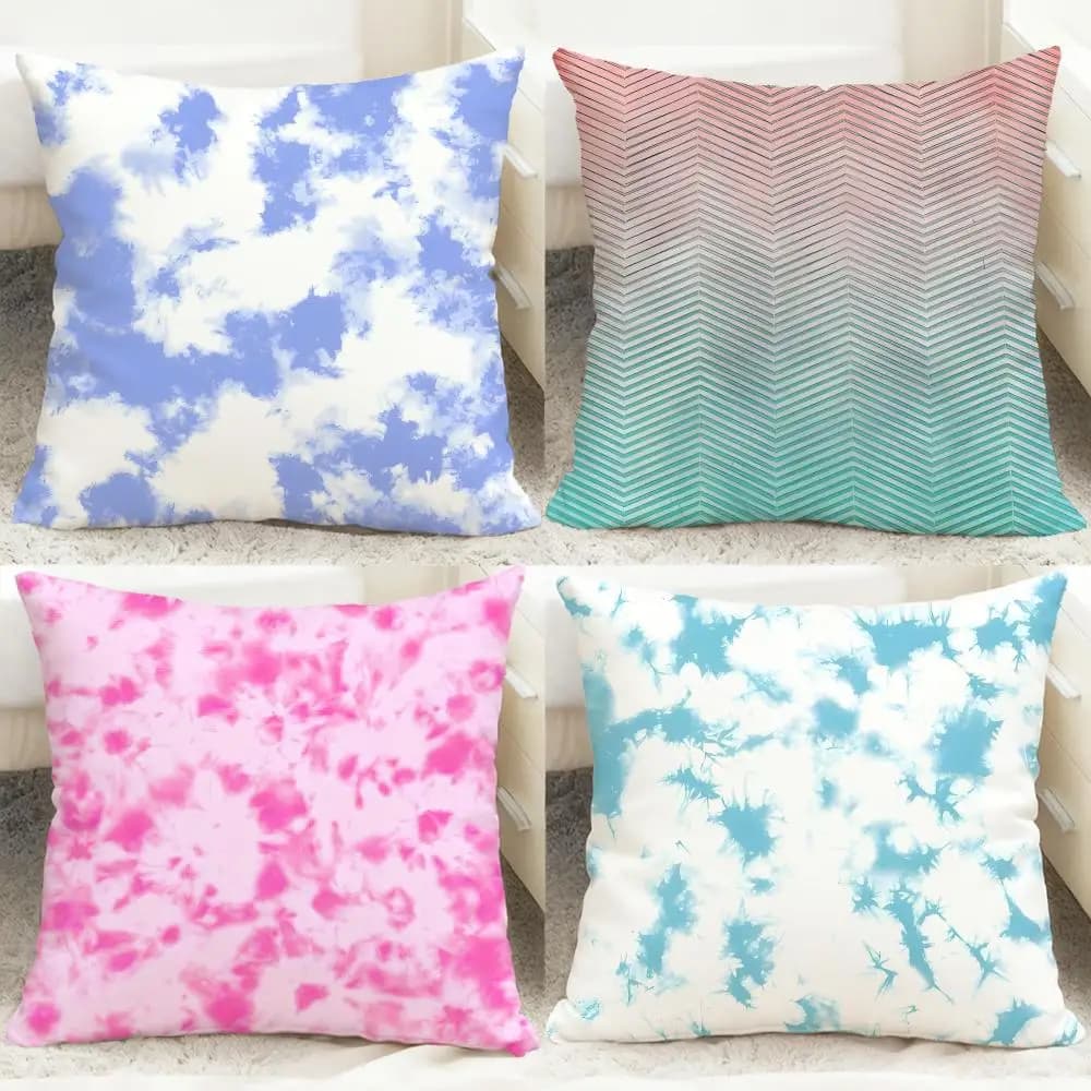 Fodera per cuscino con motivo a nuvole, comoda e reversibile, ideale per auto, divano, camera da letto e altro ancora