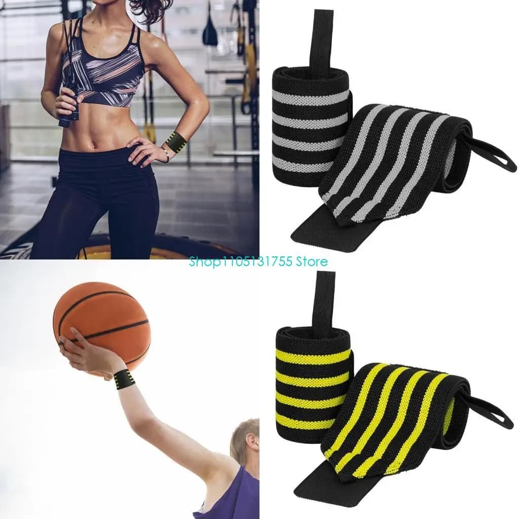 K0EF Polsiera, Cinturini Elastici per Polso per Sollevamento Pesi Polsiera per Allenamento Accessori da Palestra per Uomo Donna