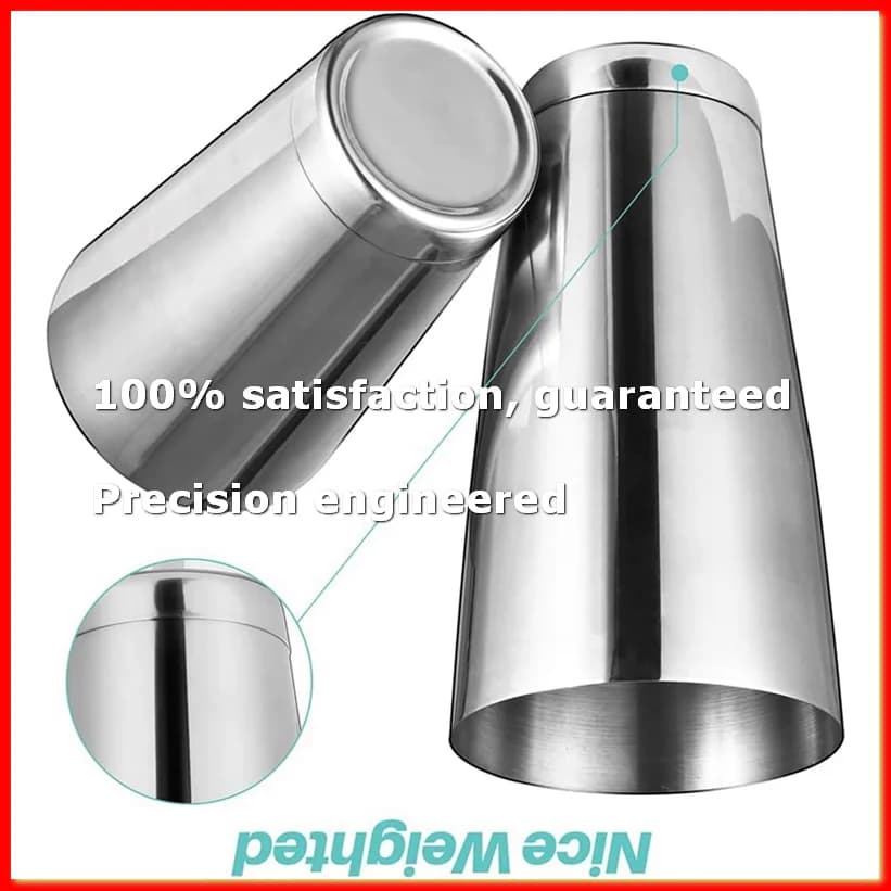 Cocktail Shaker, Bar Bartender Shaking Tins Weighted 28Oz Unweighted 18Oz for Bartending, Shakers Stainless Steel-A79M
