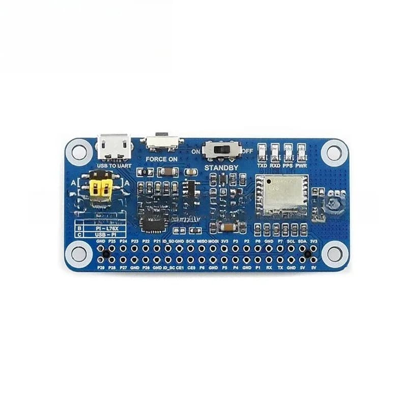 Module GNSS Raspberry Pi 4 L76X, expansion card, supports GPS, Beidou, QZSS, etc., serial communication