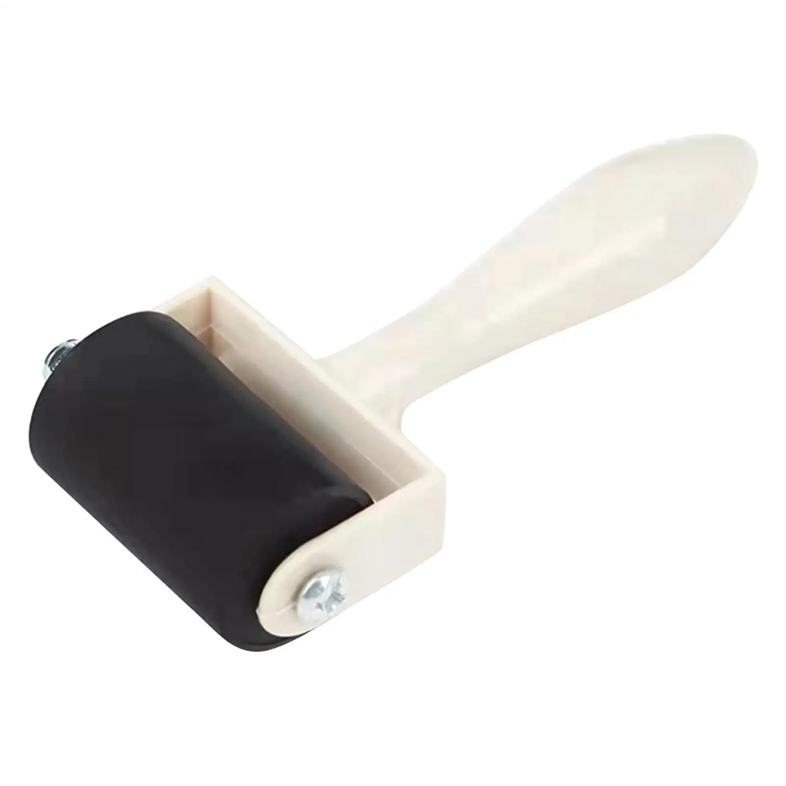 Glue Roller Crafting Paint Roller with Wooden Handle Ink Applicator Stamping Tool for Printmaking Transfer Scrapbooking Art