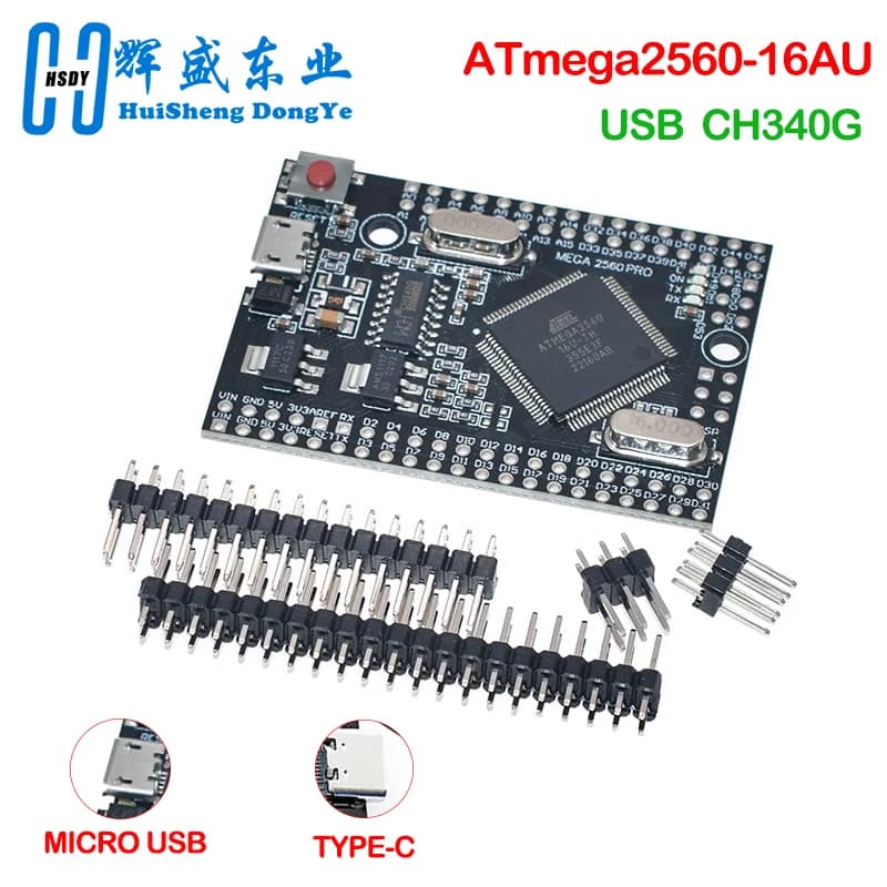 Mega 2560 PRO MINI Micro 5V (Inmbato) CH340G ATmega2560-16AU with male pinheader Compatible for arduino Mega