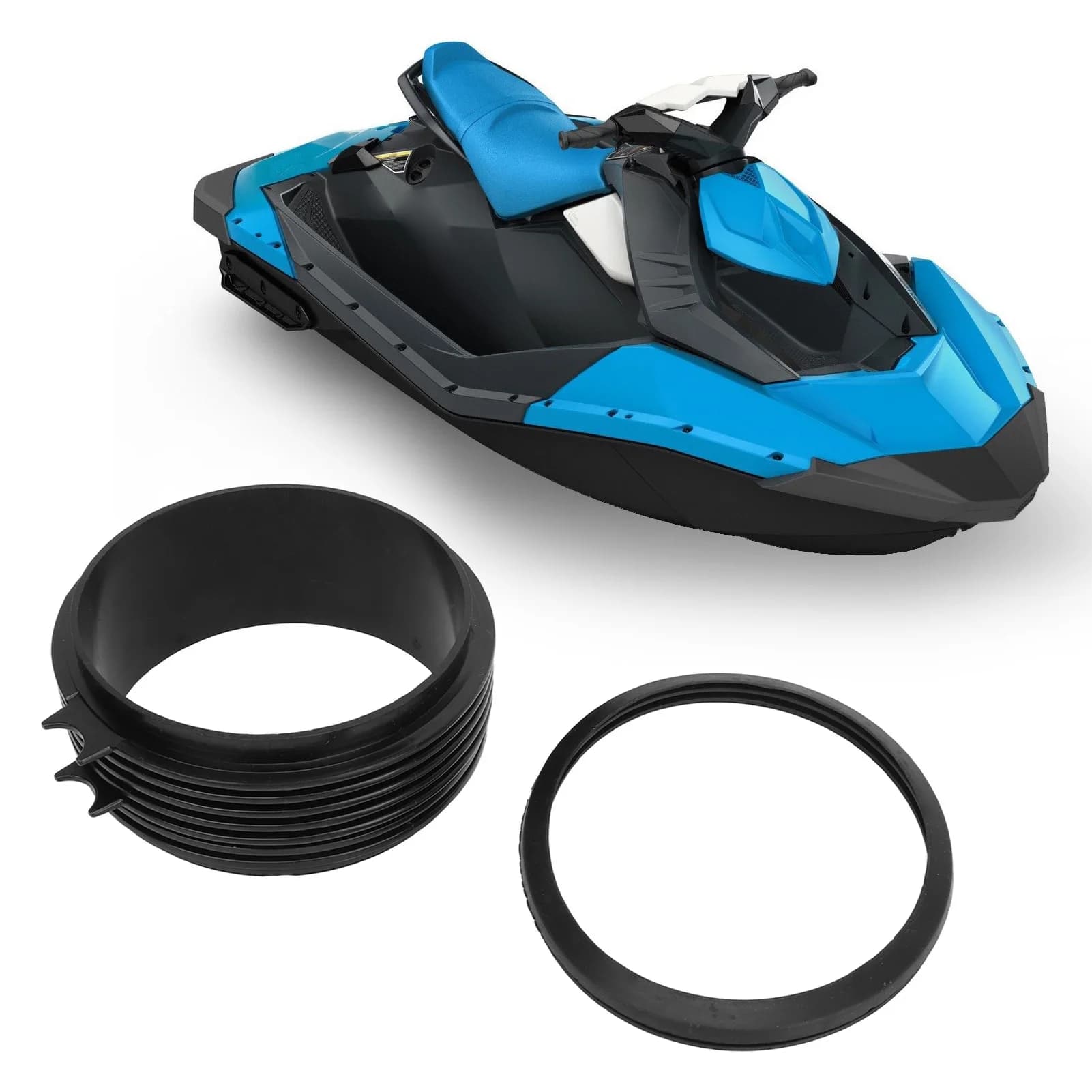 Motorboat Wear Ring Impeller Jet Pump Seal 267000617 Replacement for Sea-Doo GTI-GTR-GTS GTS 90 SPARK