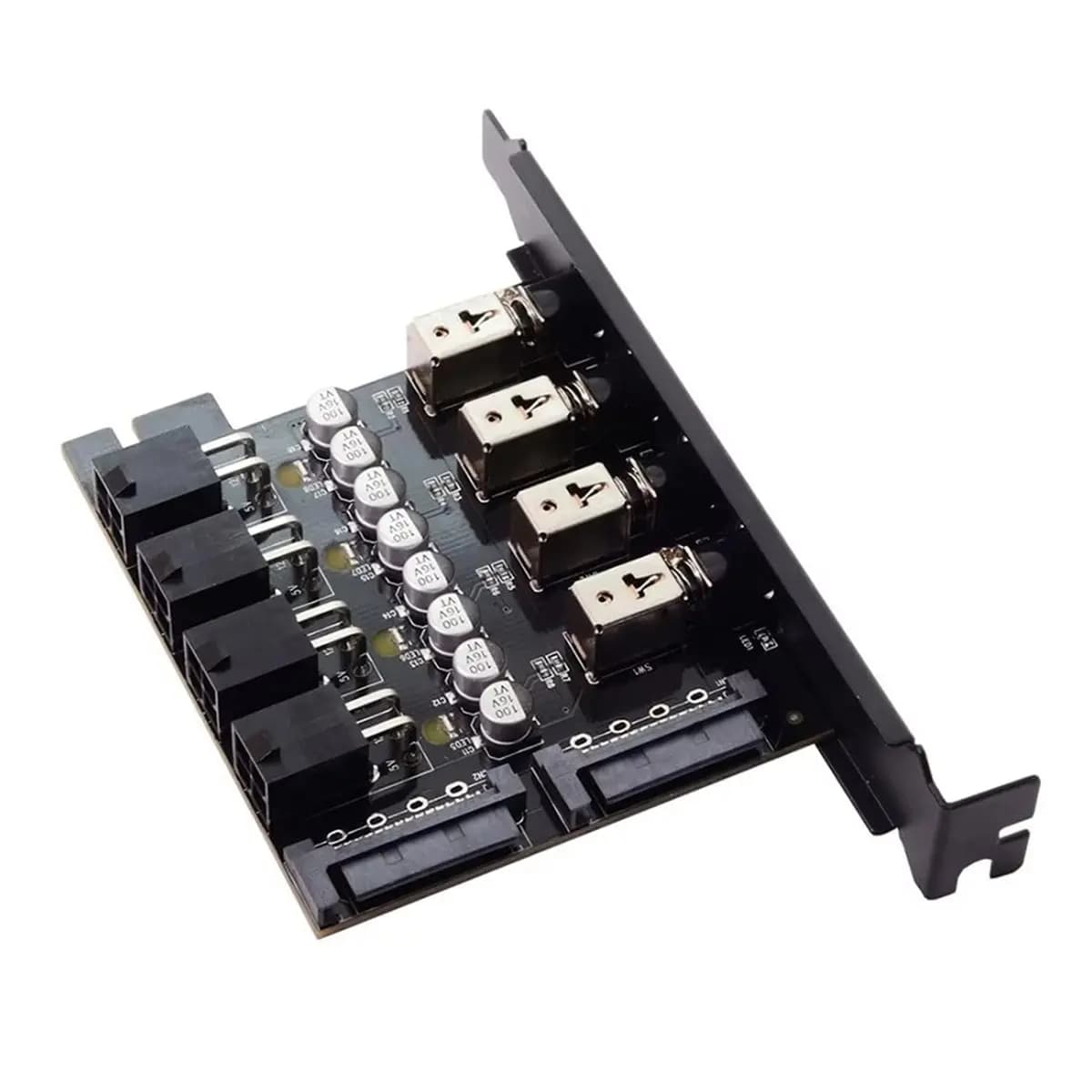 NEW FACTORY~4-Port HDD SSD Power Switch Controlle R Hard Disk Management HDD Power Switch Hard Drive SATA Drive Switcher
