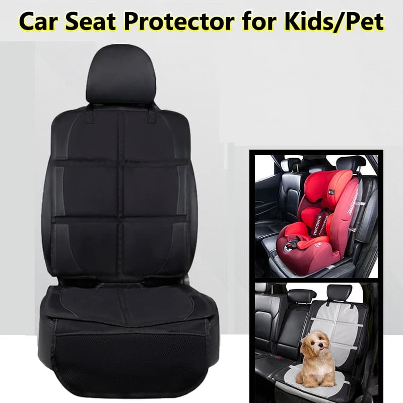 Car Protective Mat for Tesla Model 3 Y X Children's Rear Seat Protective Bearing Children's Seat Seat Leather Seats PU Oxford