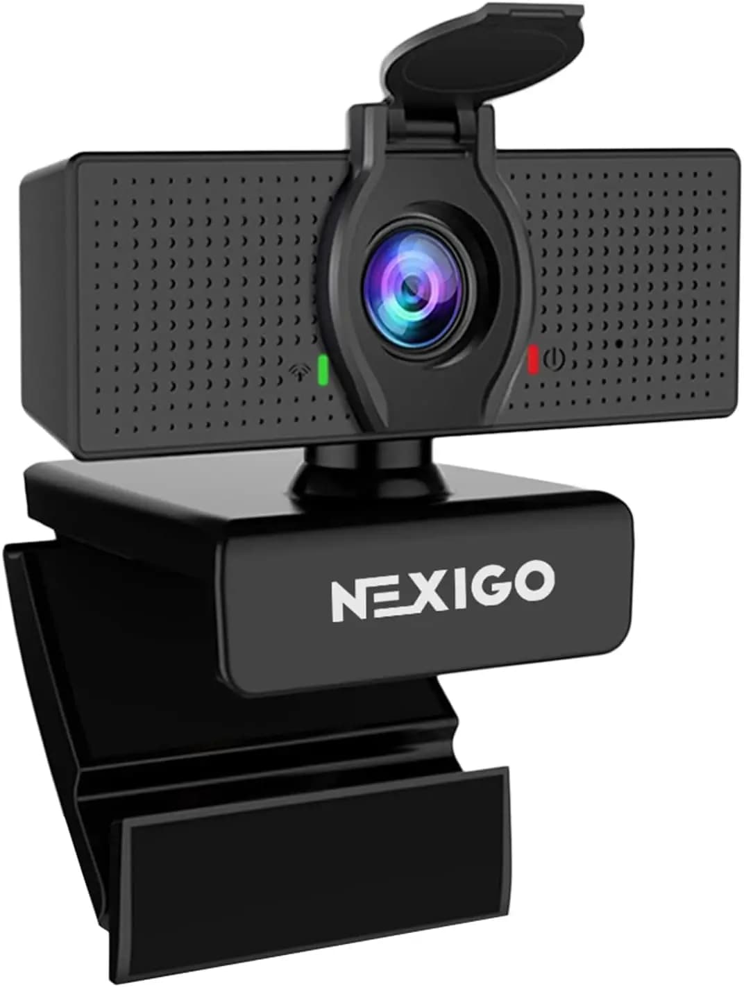 Webcam HD 1080P with Microphone, Privacy Cover and Control Software for Videoconferences Zoom/Skype/Teams