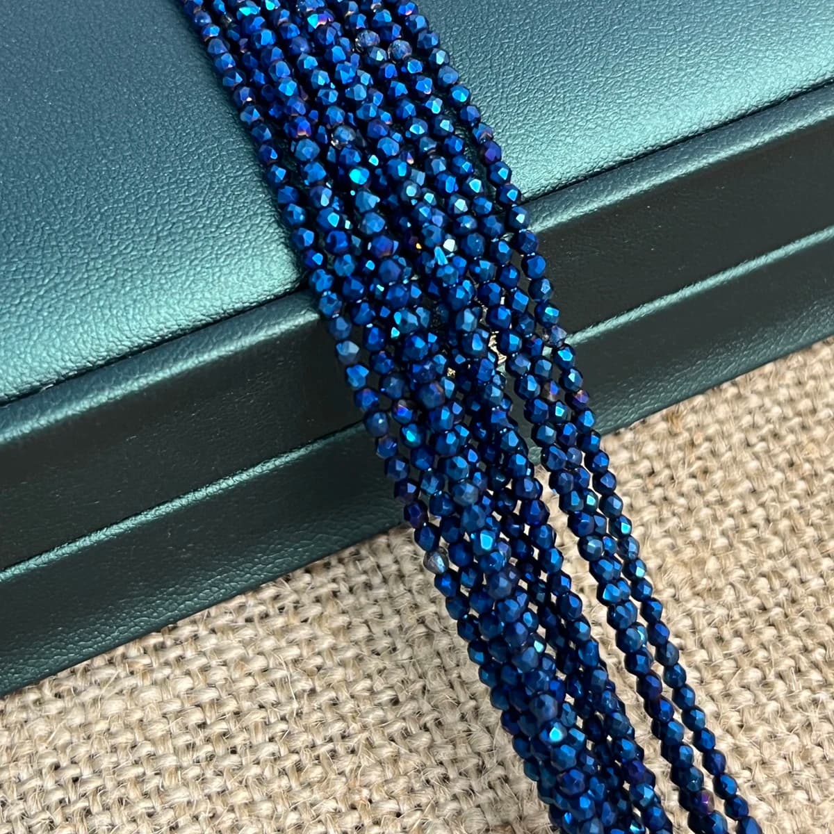 Perline di pietra naturale fine Perline distanziatrici allentate in vetro placcato colore lucido per la creazione di gioielli Accessori per braccialetti per collane fai da te
