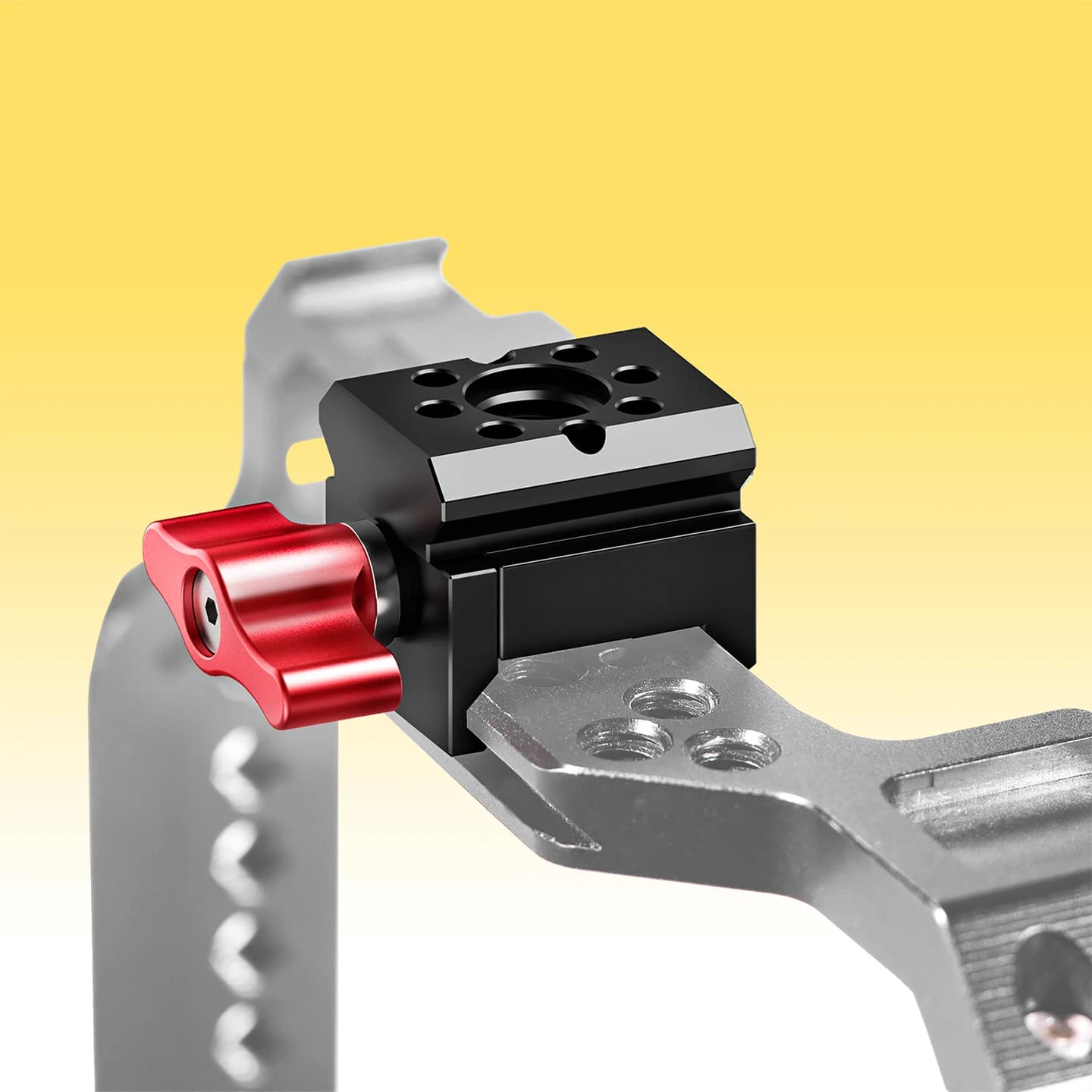 Morsetto NATO per Stabilizzatore Gimbal DJI RS3 RS4 RS5, Adattatore di Estensione con Foro Filettato 1/4" 3/8" per Supporto Luce Video e Monitor