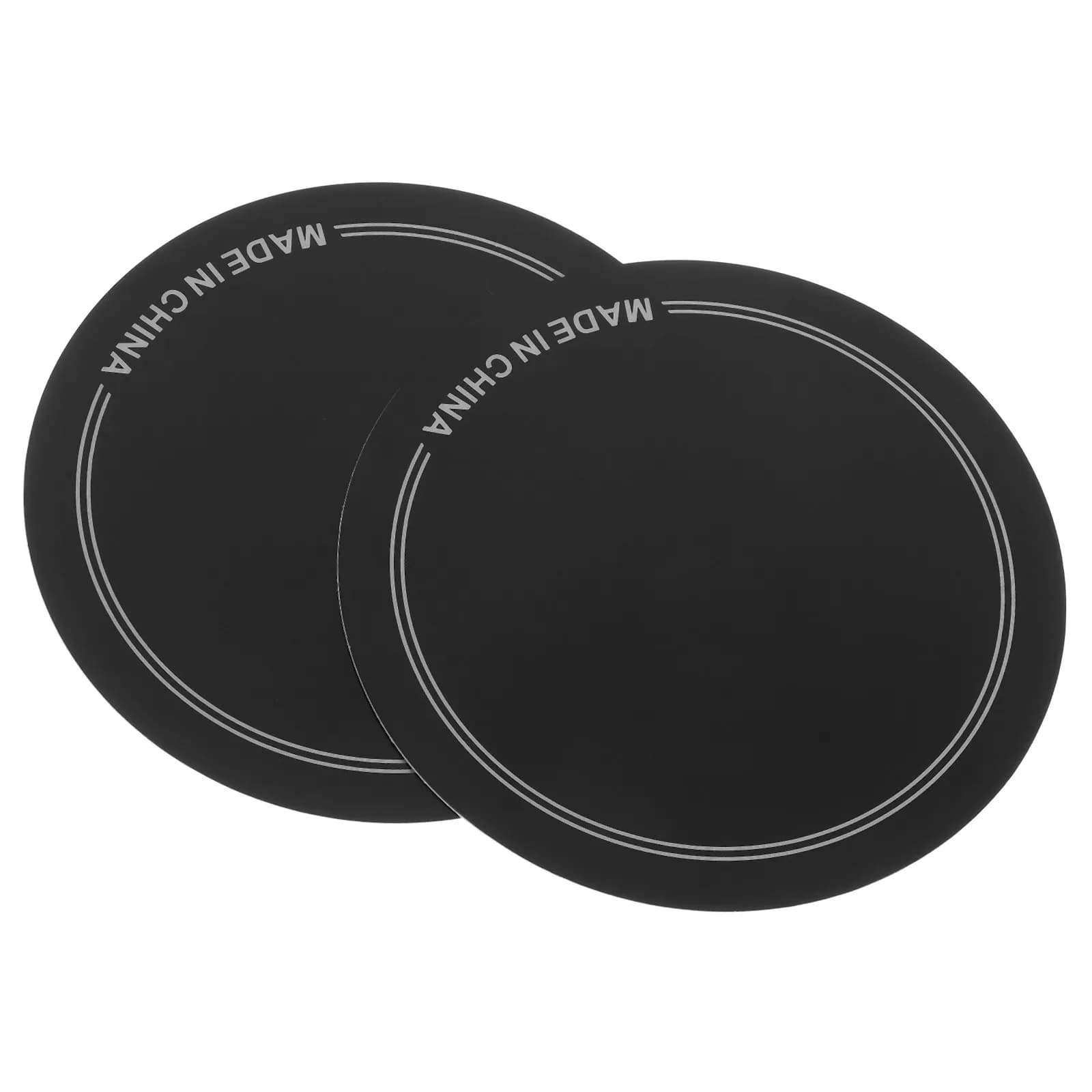 2Pcs Drum Head Protector Pad Reduces Overtones Single Pedal Shield Reinforced Antiwear Adhesive Backing Easy Installation Drum