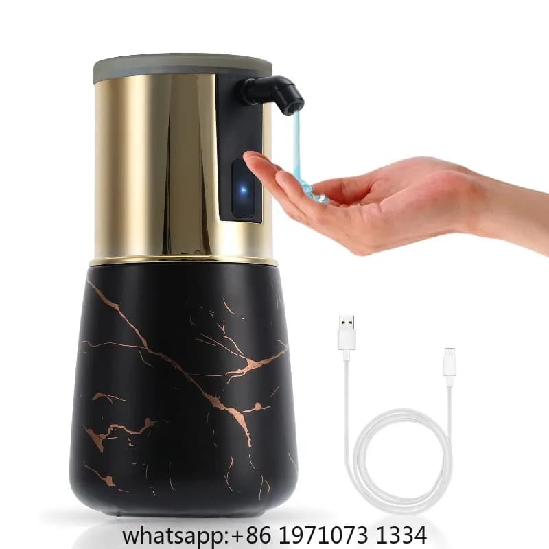 USB Charging Automatic Liquid Soap Dispenser Machine Dishwashing Gel Machine For Kitchen Bathroom Ceramic Touchless
