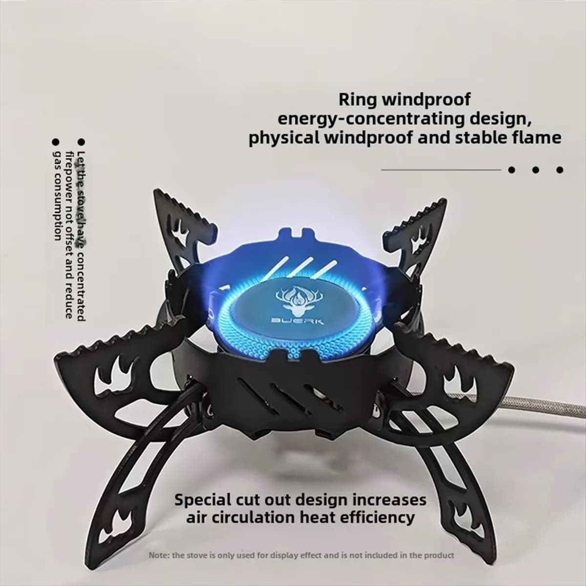 NEW portable camping stove, outdoor windproof gas burner, for tourists, portable compatible with barbecue, mini