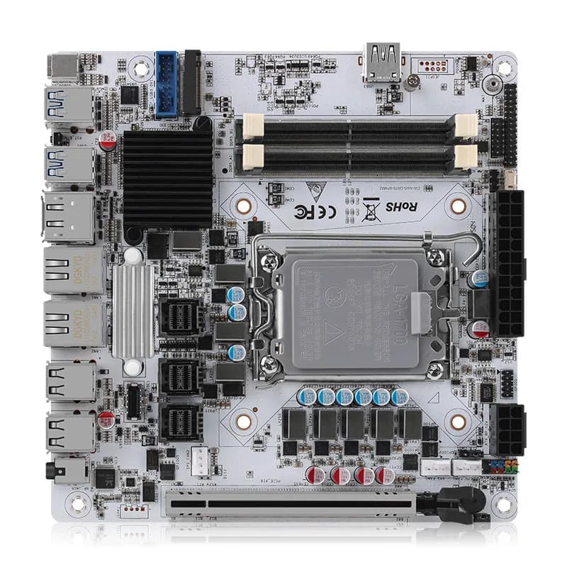 Scheda madre NAS a otto bit con microcontrollore Changwang Q670, doppia porta di rete + 4 espansioni M.2, supporto vPro