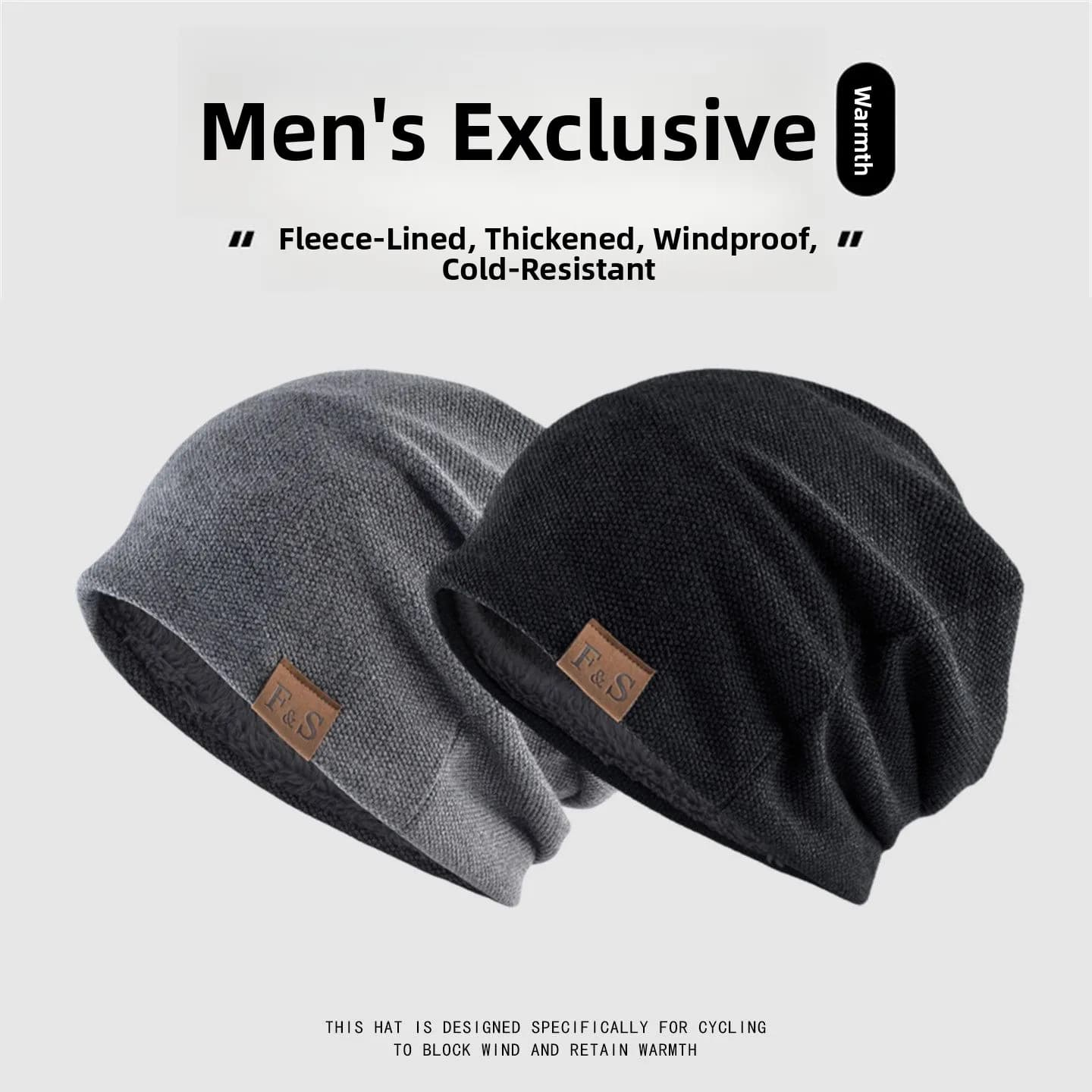 Cappello in Lana Lavorato a Maglia alla Moda, Caldo e Confortevole per l'Inverno, Leggero per Primavera e Autunno, Unisex Senza Copertura per le Sopracciglia