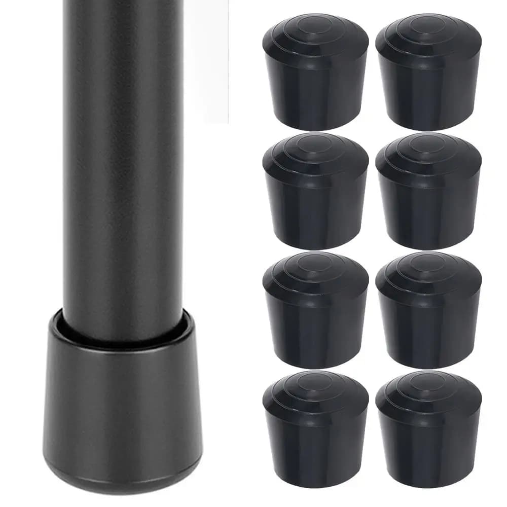 8pcs Chair Leg Caps Rubber Feet Protector Pads Furniture Table Covers Socks Plugs Cover Furniture Leveling Feet Home Decor
