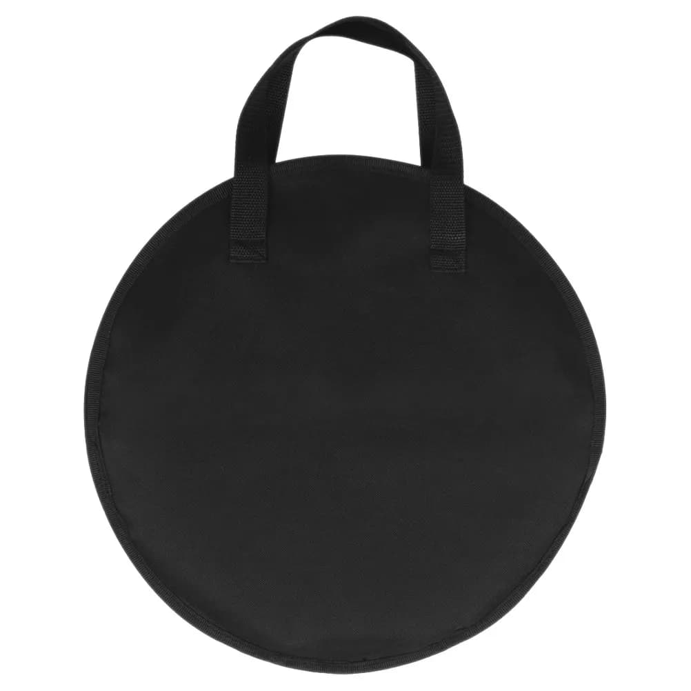 Borsa da trasporto nera portatile per drum pad, in tessuto Oxford impermeabile, per la pratica di batteria silenziosa, custodia per accessori per set di batteria