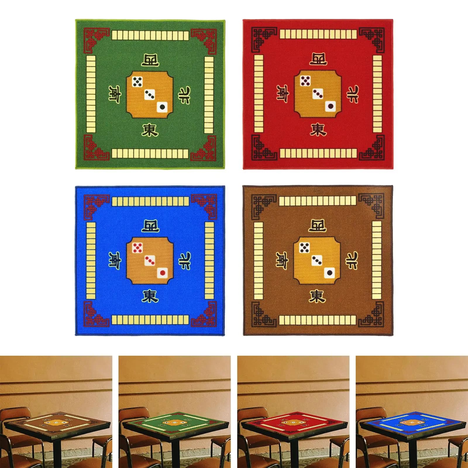 Tappetino da gioco per Mahjong, copertura per tavolo da gioco per carte e giochi di piastrelle