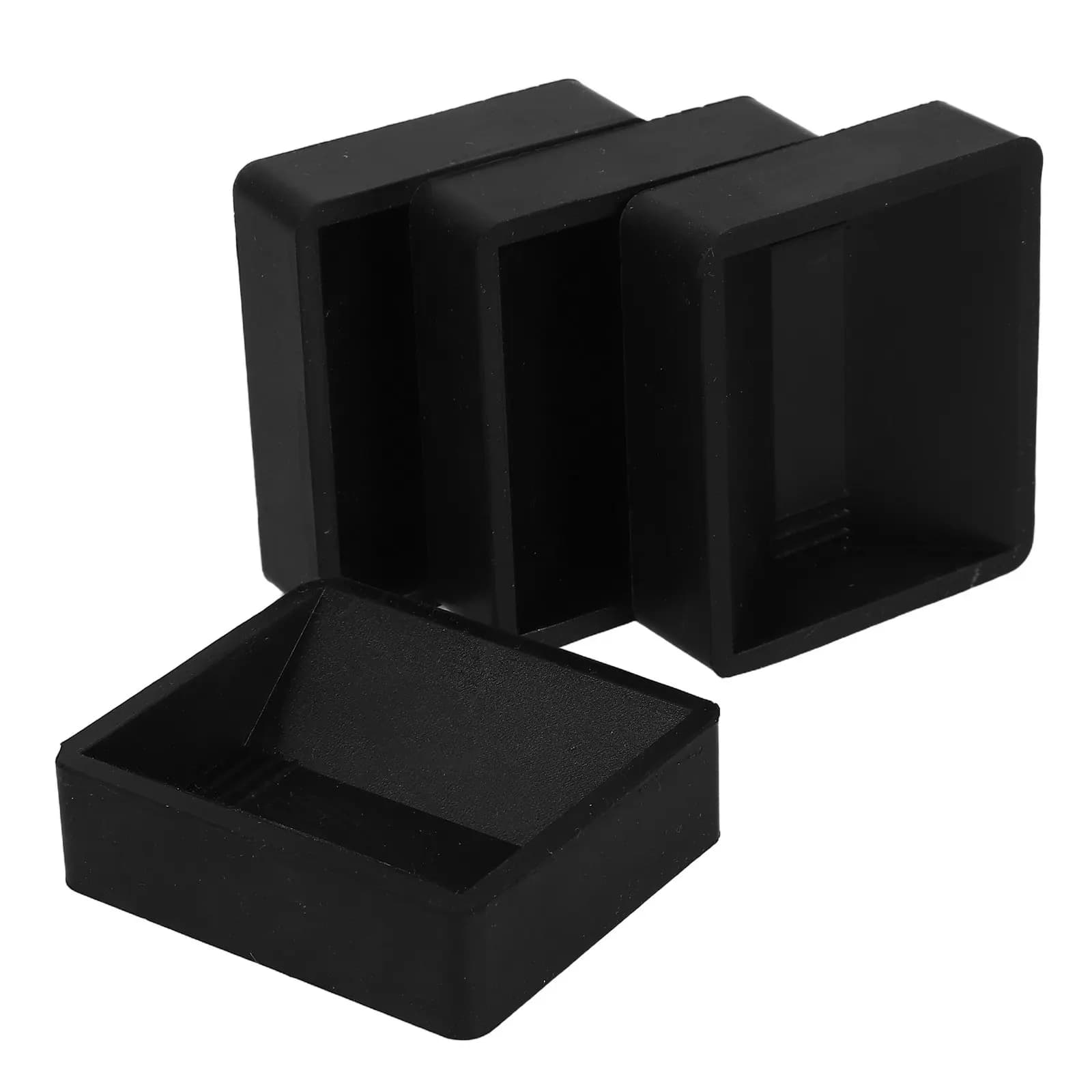 4pcs Floor Pads for Furniture Legs Rubber Caster Cups Non Slip Wheel Fixing Pads for Chairs Beds Sofas Fixed Caster Inserts