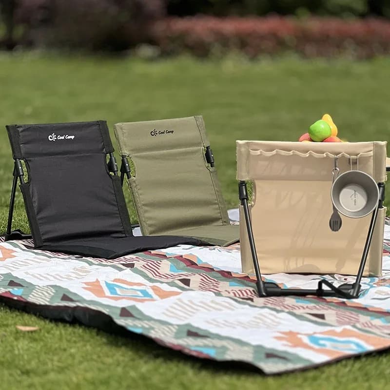 Sedia Pieghevole Portatile Rilassante per Picnic, Spiaggia, Pesca, Campeggio, Leggera e Multifunzionale, Arredo da Esterno, Attrezzatura da Campeggio