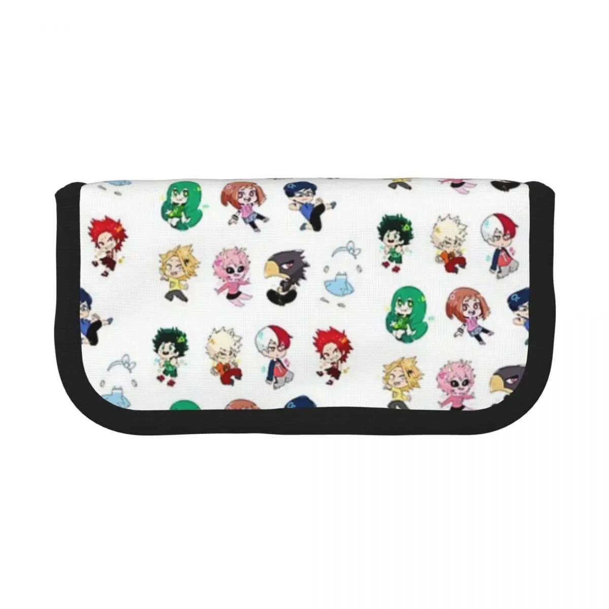 Chibi My Hero Academia Pencil Cases for Students School Pen Box Pencil Bag Large Storage Pencil Pouch Pen Holder