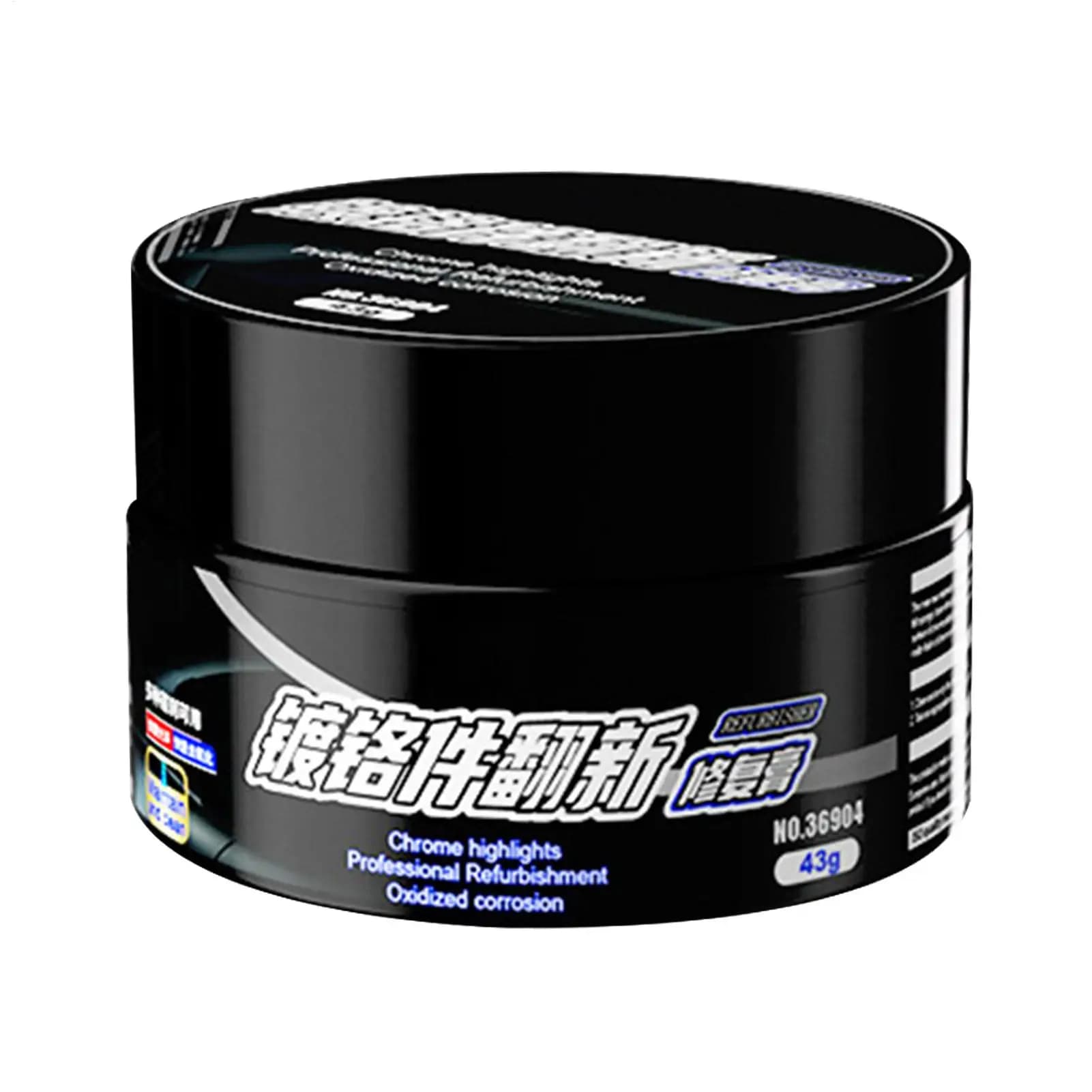 Chrome Polishing & Rust Remover 43g Car Heavy Metal Polishing Restorer And Protectant Safe User Friendly Car Chrome Oxidation