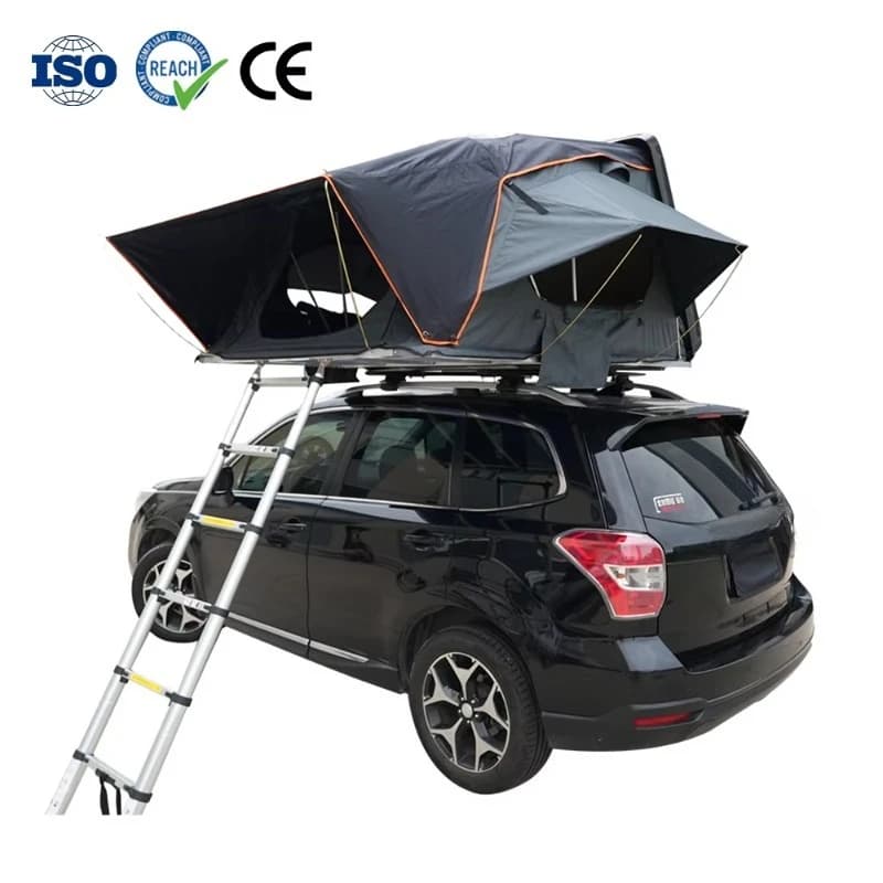 Tenda da tetto impermeabile per 4 persone Tenda da tetto per auto Tenda da tetto con guscio rigido in ABS per campeggio 4X4