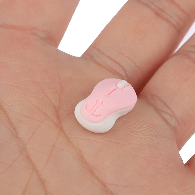 Set di 3 Pezzi 1:12 Modellini in Miniatura per Casa delle Bambole: Computer da Tavolo, Tastiera, Mouse, TV, Accessori per Decorazione Casa delle Bambole