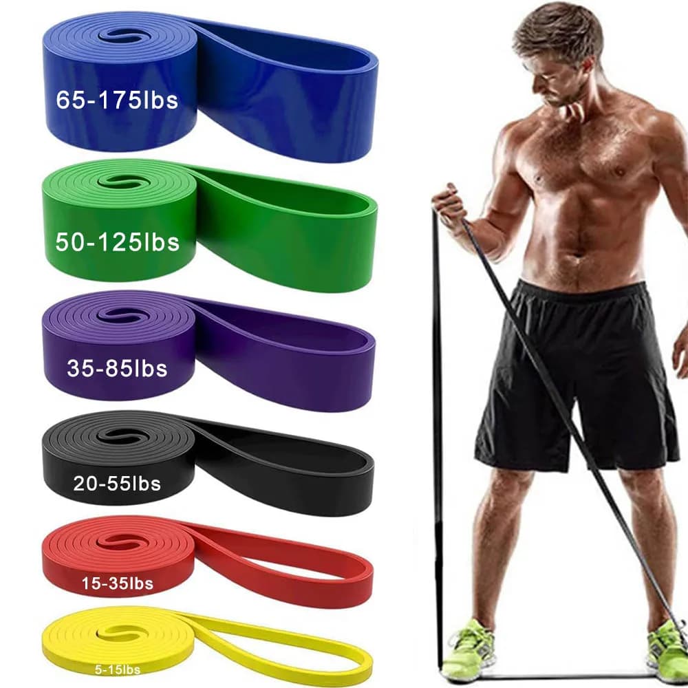 Fasce per trazioni Fasce di resistenza per allenare Fasce per esercizi Allenamento in palestra a casa Attrezzature per il fitness Allenamento muscolare