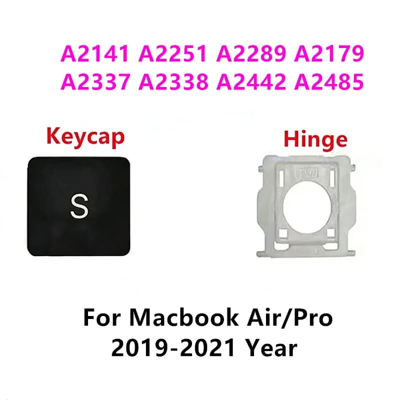 New S Keycaps Keys or Hinge For Macbook Pro 13" 14" 16" Key Cap A2141 A2251 A2289 A2179 A2337 A2338 A2442 A2485