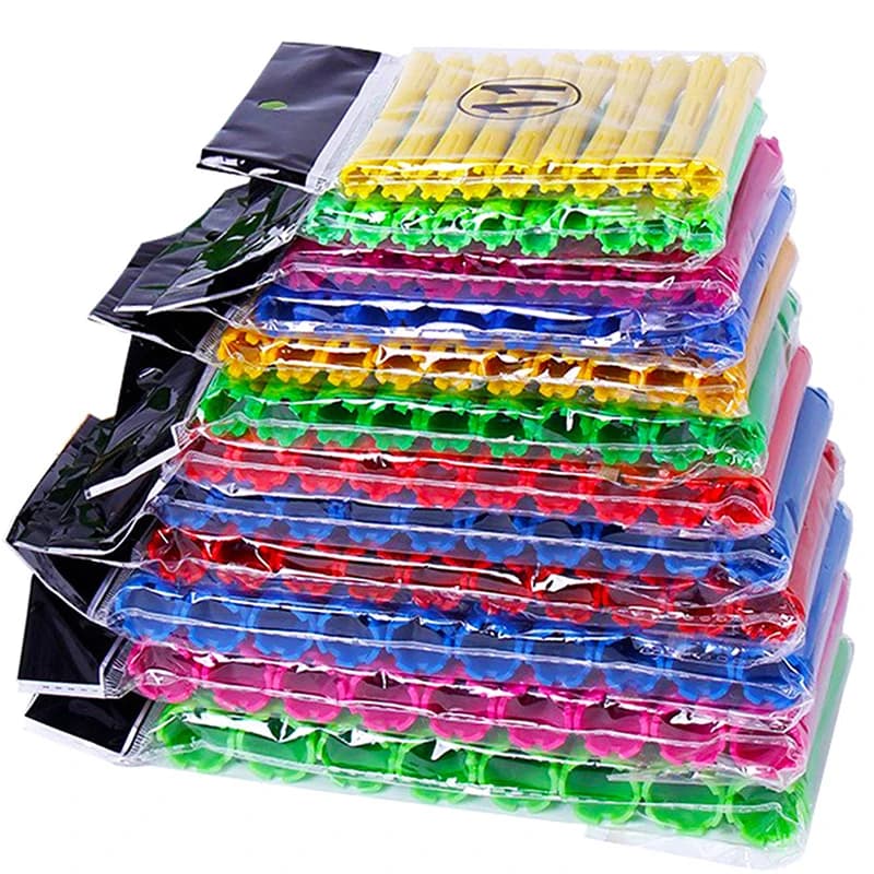 1 Set 1-2.2 cm Bigodino per capelli senza calore Rullo Grip Styling Bigodino Home Bigodino Strumenti per parrucchieri