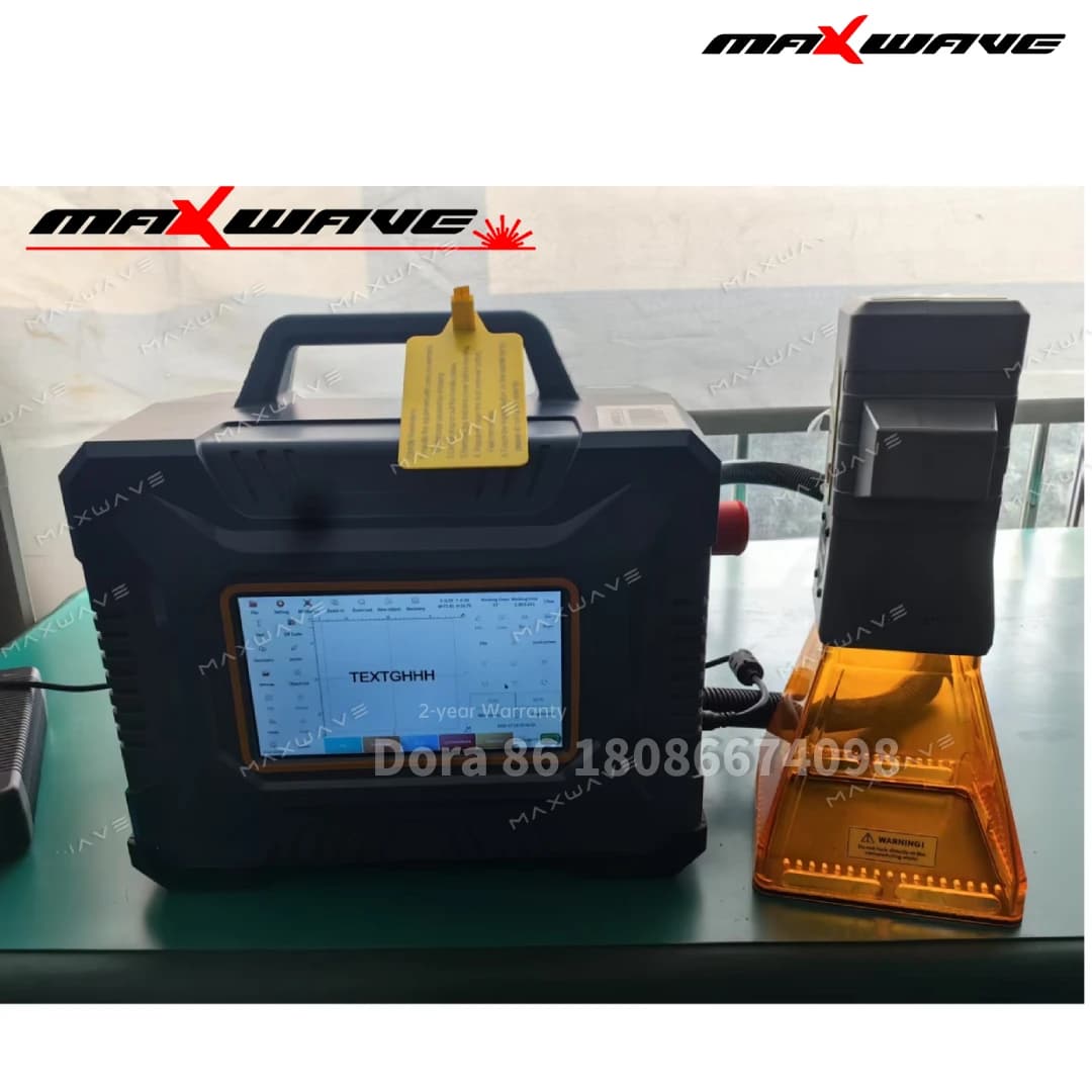 Mini Portable Laser Marking Laser Marking Machine For Plastic Tires 20w 30w 50w