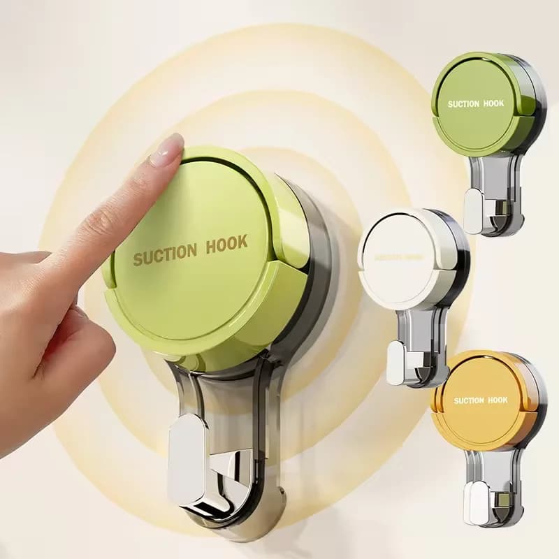 Ganci a ventosa potenti impermeabili, appendiabiti a vuoto da parete per bagno e cucina, porta asciugamani e accappatoi, senza tracce, senza foratura, gancio da porta