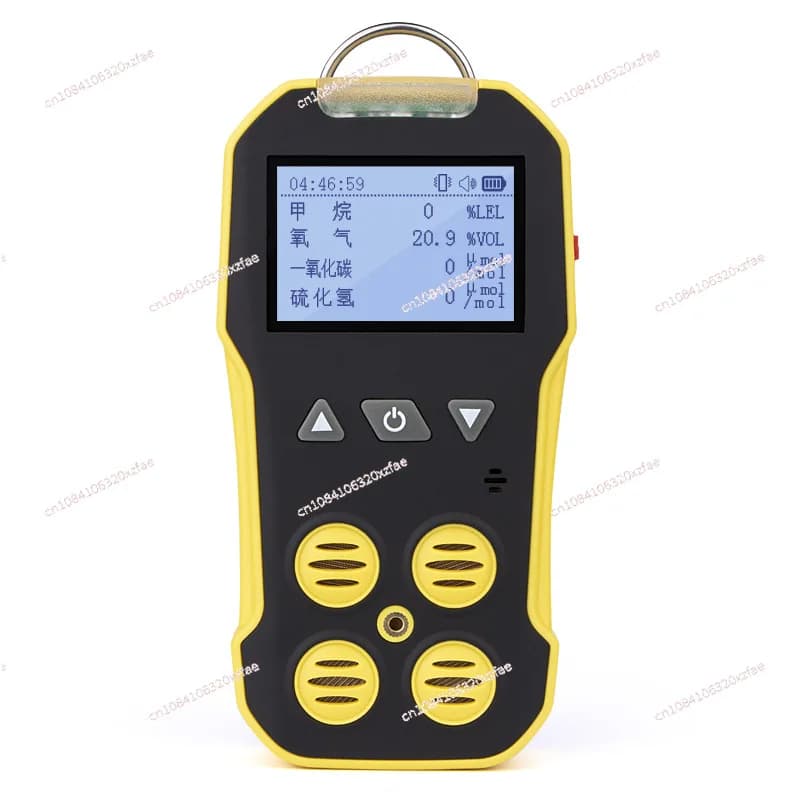 Rilevatore di gas nocivo quattro in uno Rilevatore di monossido di carbonio con ossigeno combustibile, idrogeno, solforato