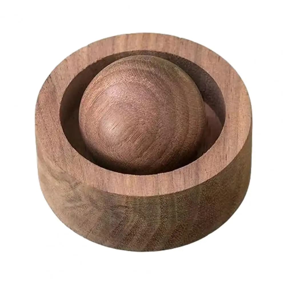 Wood Essential Oil Diffuser, Mini Sphere Shaped Wooden Aromatherapy Diffuser, Small Round Oil Diffuser for Home Office Car Inter