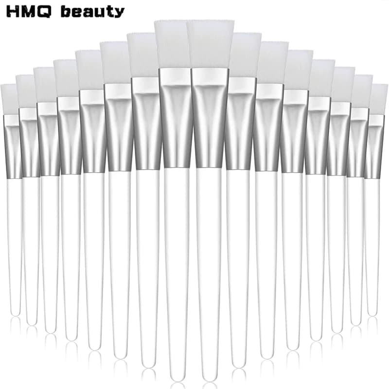 12 pcs/set Face Mask Brushes Soft Sets Transparent Crystal Auction Brush for Face Applicator Spa Makeup Tools for DIY Skin Care Salon