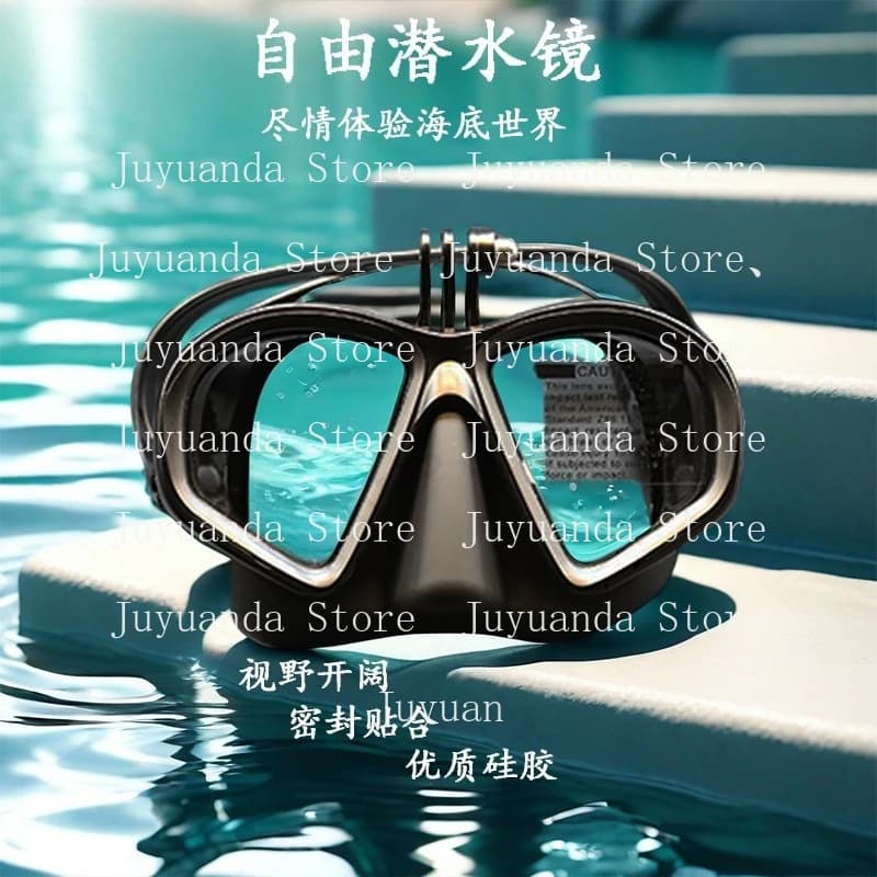 Occhialini Professionali da Immersione Libera a Basso Volume per Uomo e Donna, Attrezzatura per Snorkeling, Occhialini da Nuoto con Miopia