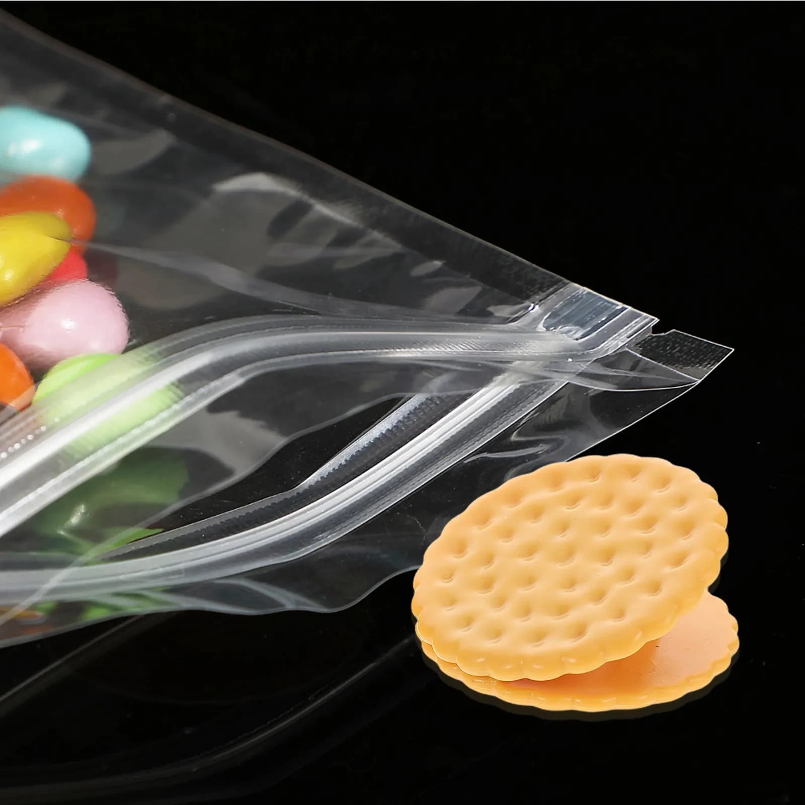 6 Pezzi Clip Sigillanti a Forma di Biscotto, Sigillatori Creativi in Plastica per Sacchetti Alimentari, Riutilizzabili per Mantenere Freschi Snack e Pane, Clip per Conservazione in Cucina