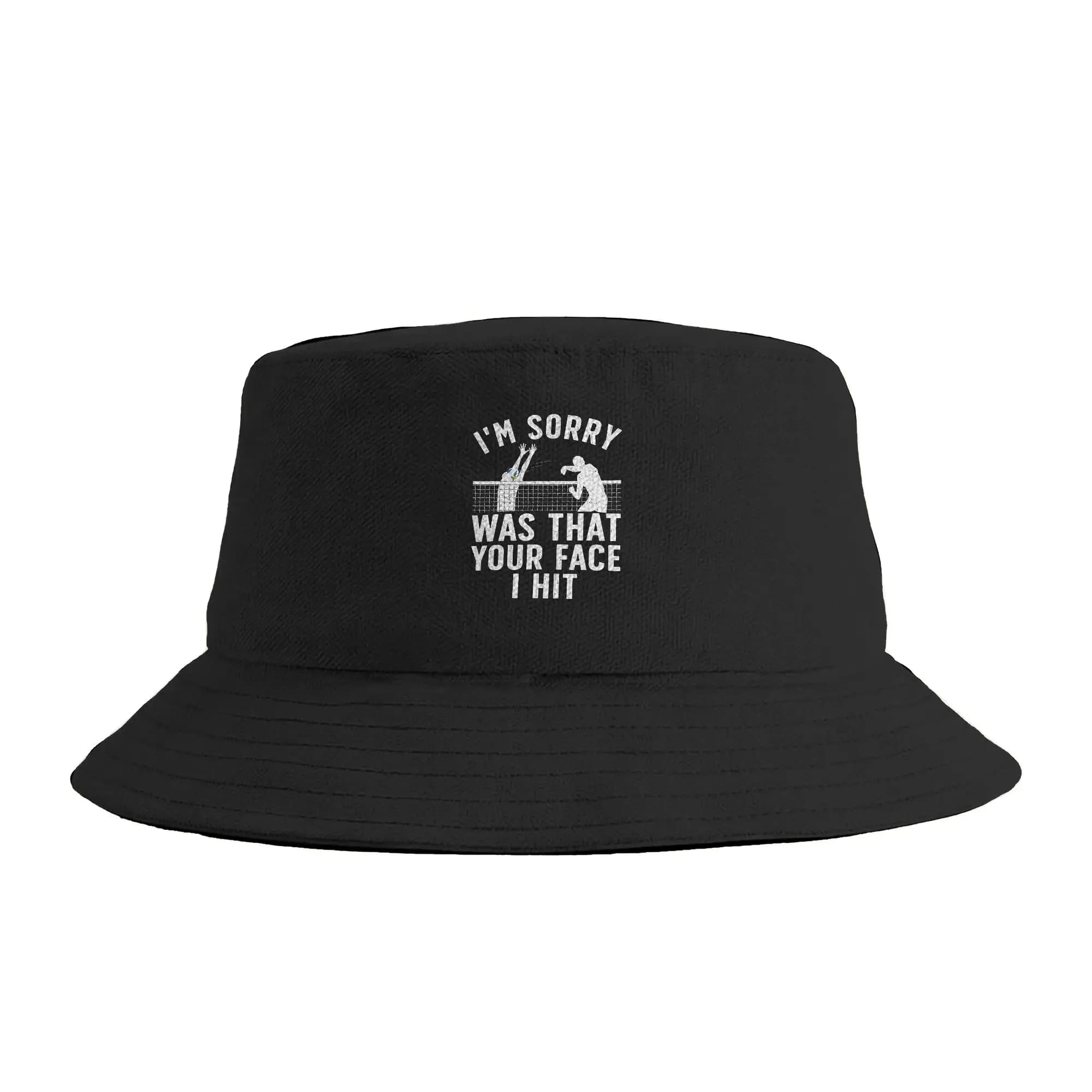 Cappello da Pescatore con Stampa Divertente di Giocatori di Pallavolo, Stile Streetwear, per Uomini e Donne, Casual, da Viaggio