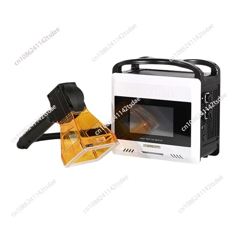 Mini macchina per marcatura laser portatile Incisore per marcatori laser Incisione per metallo, plastica, gomma, pelle 20W 30W