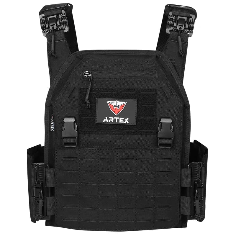 Military Vest ARTEX Light Weight Quick Release Combat Plate Carrier 1000D Nylon Molle Chaleco Tactico Tactical Vest Black