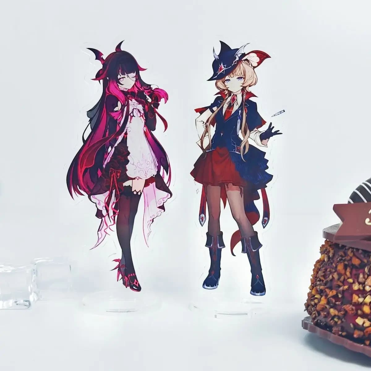 Genshin Impact Fatui Marionette Sandrone Columbina Anime Figure Acrylic Stand Model Plate Desk Decor Sign Birthday Gifts