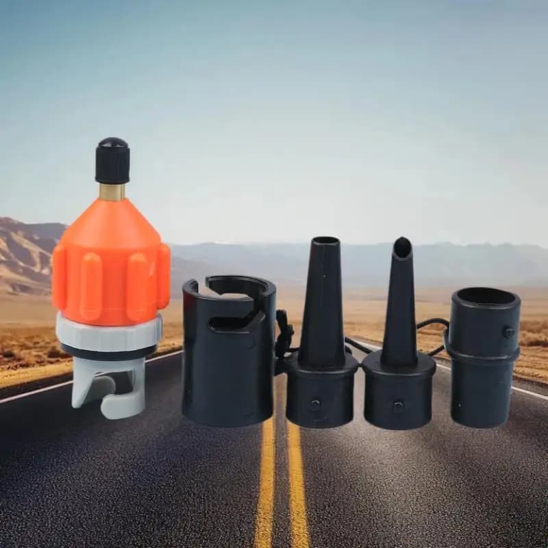 Adattatore per valvola dell'aria per SUP, adattatore gonfiabile per pompa a pale, kit combinato connettore aria per valvola di barche, kayak e pneumatici