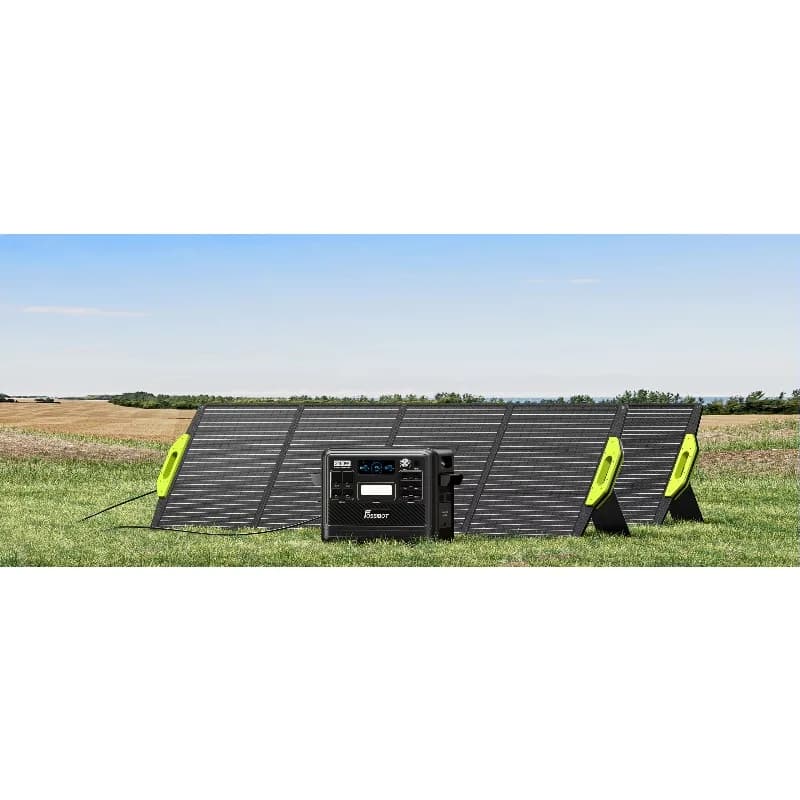 Fosibot SP200 420W Alimentatore con Accumulo di Energia, Consegna al Magazzino Estero, Pannello Solare Pieghevole 32V con Alimentatore a Accumulo di Energia
