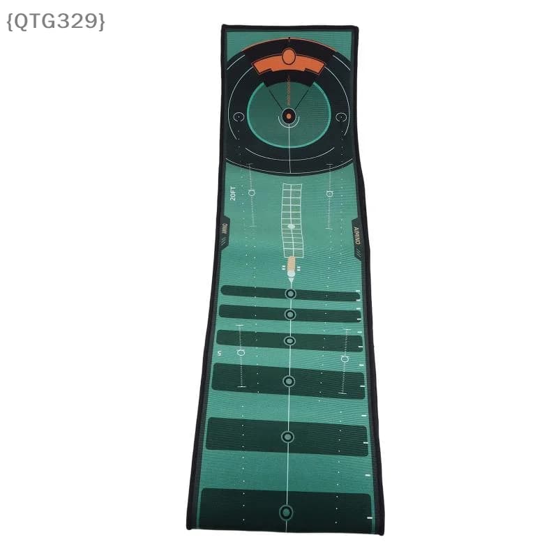【QTG329】Golf Putting Mat Training Pad for Swing Detection - Batting Ball Trace Directional Path Practice Pad【WQ】