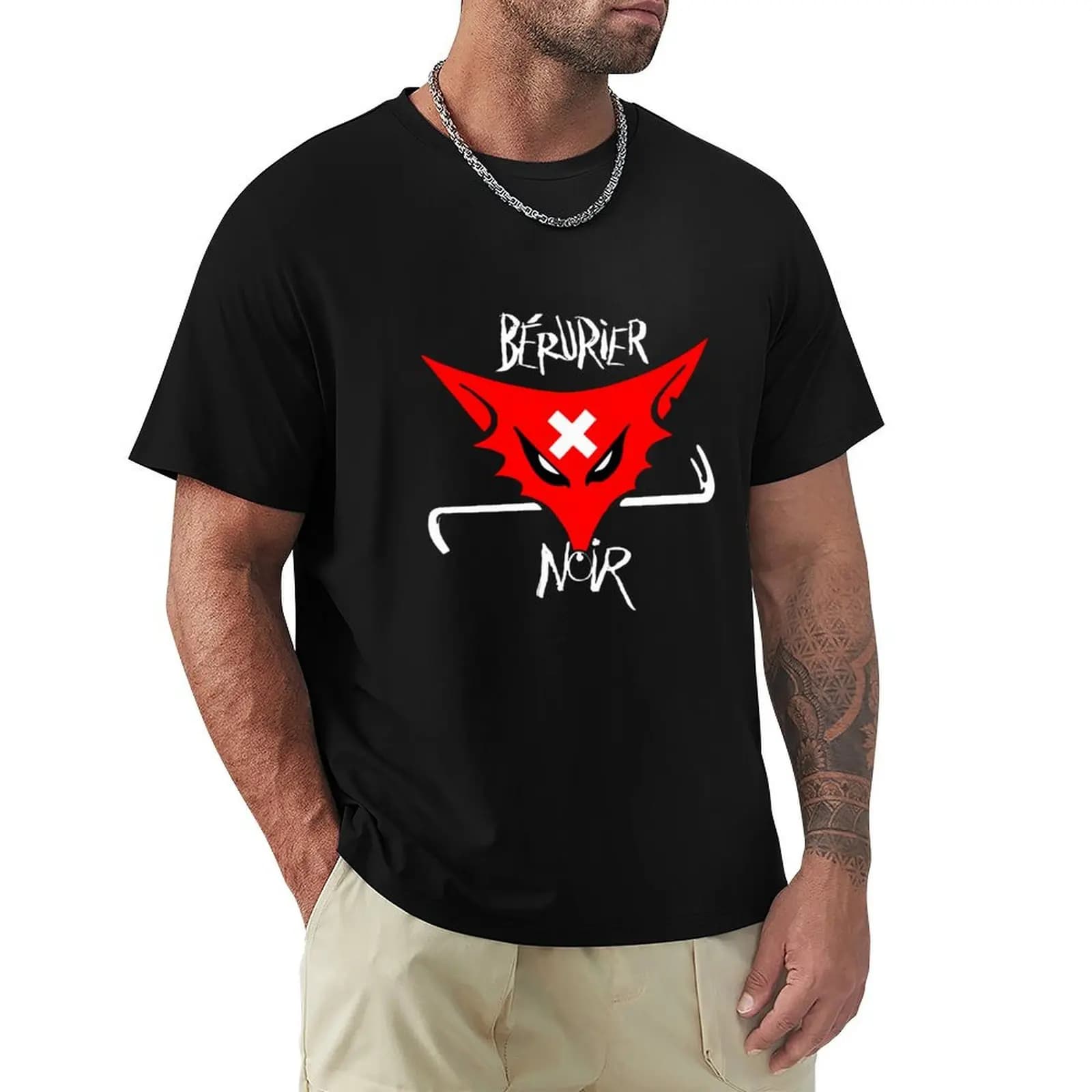 T-shirt Berurier Noir T-shirt casual di Halloween